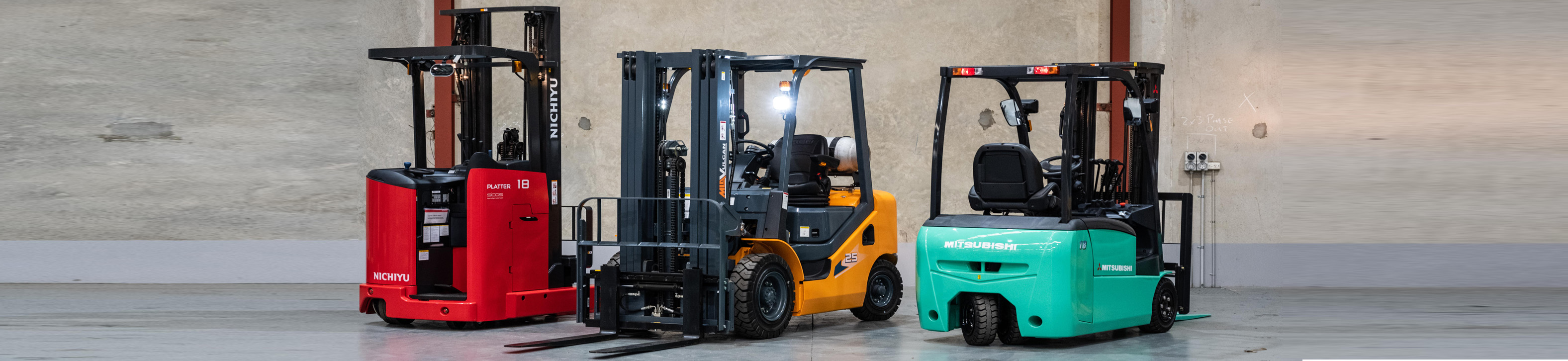 Mitsubishi and Vulcan Forklift Sales